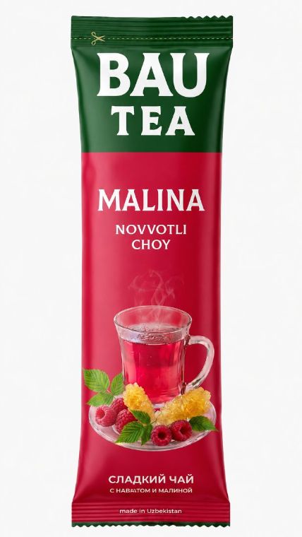 Саше BAU TEA Malina — чай с малиной и новвотом